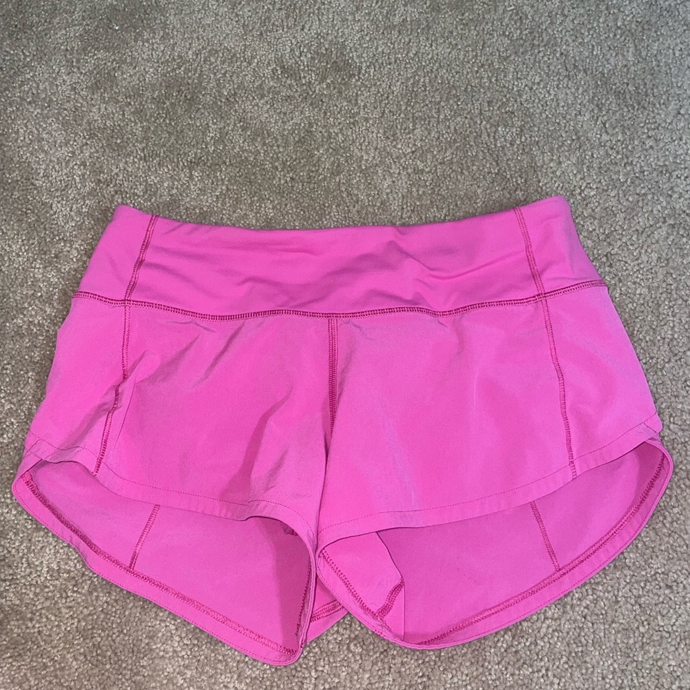 Sonic Pink Speed Up Low-Rise Lined Short 2.5"